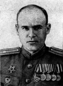 Гвардии майор К. И. Нефедов